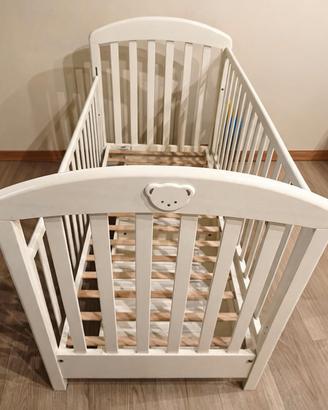 Lettino bambini Mibb Orsetto 60 x 120 bianco