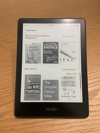 Kindle Paperwhite Signature Edition più custodia