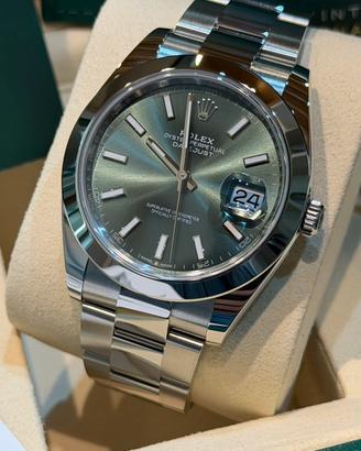 Rolex Dj Verde Nuovo Aprile 2026 41mm 126300 Full