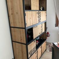 Libreria/mobile + mobile porta tv  abbinato