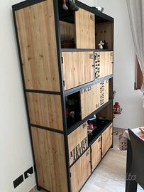 Libreria/mobile + mobile porta tv  abbinato