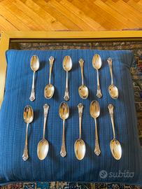 Set 12 cucchiaini argento 1940 Clementi/Buccellati