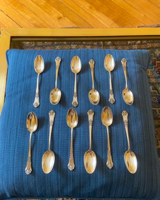 Set 12 cucchiaini argento 1940 Clementi/Buccellati