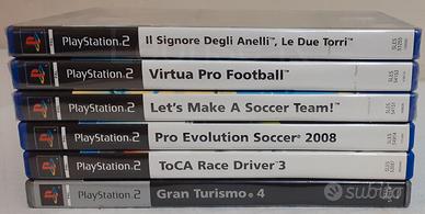 Lotto giochi PS2 nuovi sigillati e usati