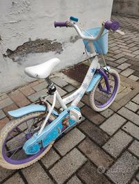 bicicletta bambina usata Frozen raggio 16