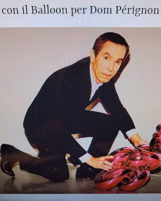 Dom perignon edizione limitata jeff koons