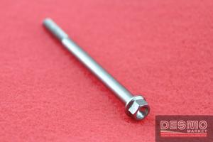 Vite titanio NCR testa esagono flangiata M6x85 Pas