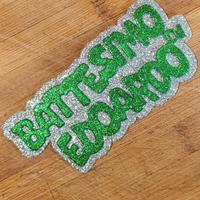 topper glitter personalizzato per torta 