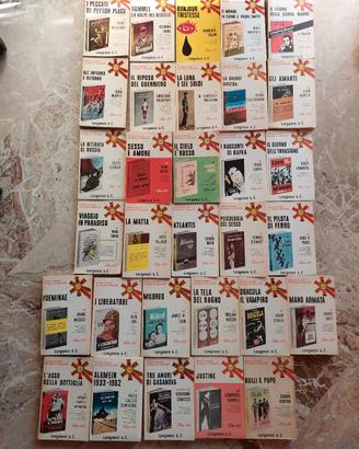 Blocco 31 Libri Pocket Longanesi anni '60