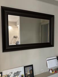 Specchio cornice nero