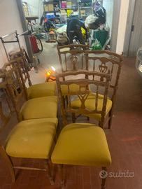 Sedie stile vecchio