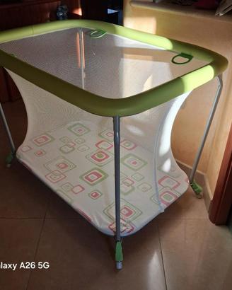 Box bambini Brevi verde con materassino