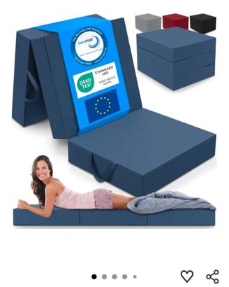 Materasso pieghevole blu