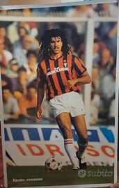 Poster Ruud Gullit Milan Nuovo anni 80
