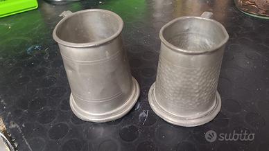 Boccale inglese in peltro Retro'