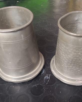 Boccale inglese in peltro Retro'