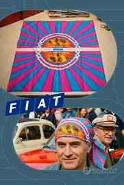 Foulard Vintage FIAT PANDA anni 80 bandana gadget
