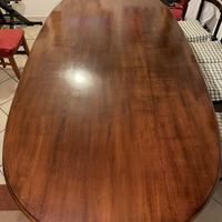 Tavolo con sedie arte povera bassanese