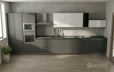 CUCINA LINEARE MODERNA CON  ELETTRODOMESTICI