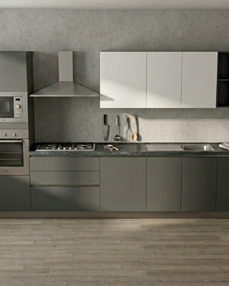 CUCINA LINEARE MODERNA CON  ELETTRODOMESTICI