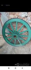 ruote carro legno
