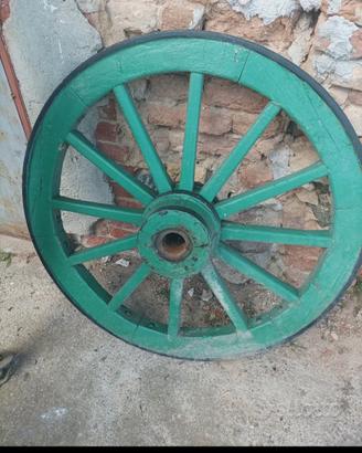 ruote carro legno