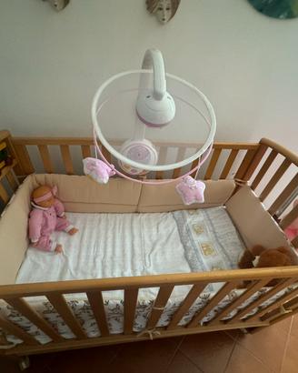 Lettino Foppapedretti con materasso