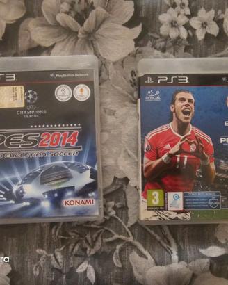 PES 2014 e PES 2016 per PS3