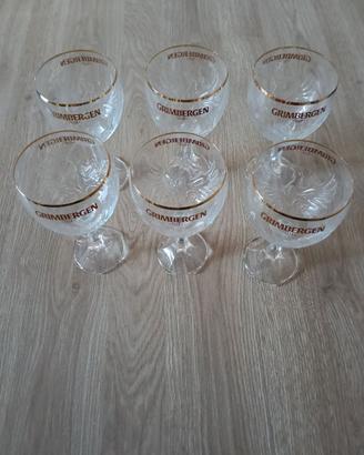 6 calici da birra Grimbergen