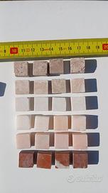 Tessere per mosaico in marmo