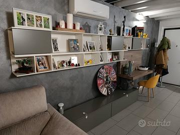 Mobile attrezzato componibile da salotto 360 cm