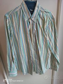 camicia da uomo a righe Harmont & Blaine L