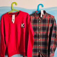 Felpe e camicie 9/10 anni (10 capi)