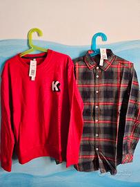 Felpe e camicie 9/10 anni (10 capi)