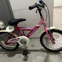Bicicletta bambina Atala rosa "16