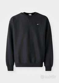 Felpa nike sportswear Solo Crew grigiaL originale