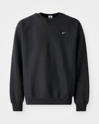 Felpa nike sportswear Solo Crew grigiaL originale