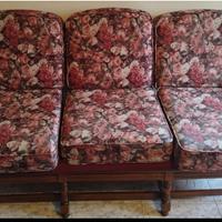 Divano rustico in legno