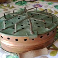 Antico scaldaletto in rame