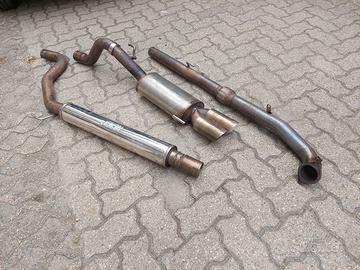 scarico 63.5mm grande punto abarth e tjet