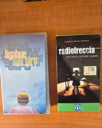 2 videocassette di ligabue concerto/film