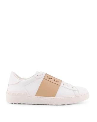 Valentino Garavani Open Sneakers Beige – Nuove