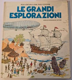 Libro Vintage Le Grandi Esplorazioni" - P. Ventura