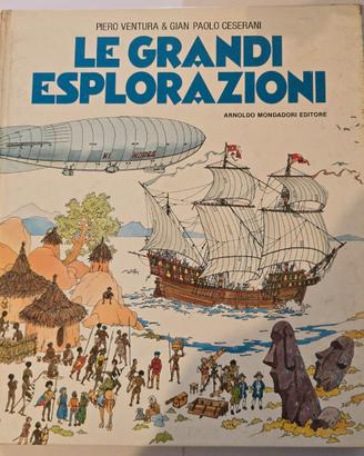 Libro Vintage Le Grandi Esplorazioni" - P. Ventura