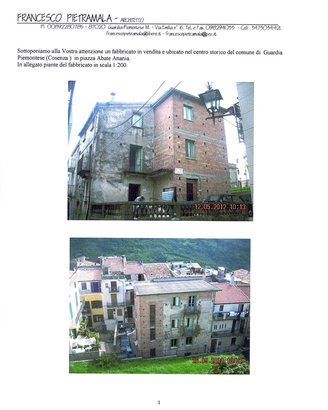 Fabbricato in Guardia Piemontese (CS)