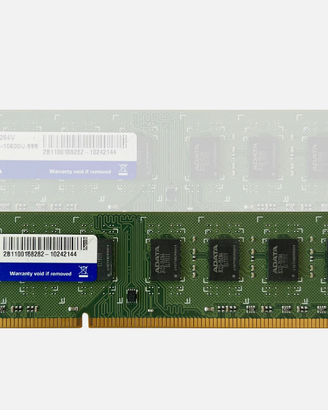 4GB PC RAM ADATA PC3 10600U DDR3 AM2U139C4P284V