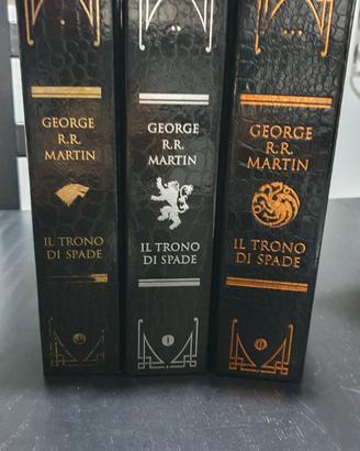 libri trono di spade edizione deluxe pelle di drag