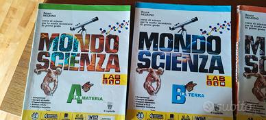 Mondo scienza A B C D quaderno e prove di realtà  