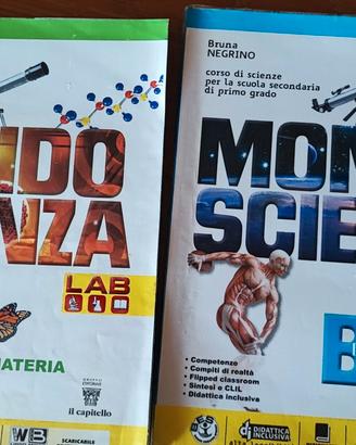 Mondo scienza A B C D quaderno e prove di realtà  