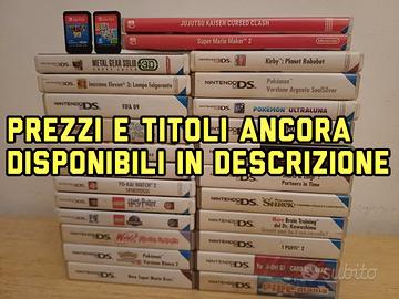 Giochi per Nintendo DS, 3DS e Nintendo Switch